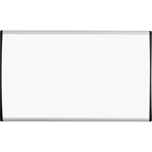 Magnetic Dry-Erase Board,Adjust. Clips,30"x18",Silver Frame