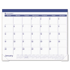 Monthly Fashion Desk Pads, Jan-Dec, 1PPM, 22"x17", Blue