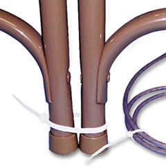 Cable Ties, Nylon, 18 Lb., 4"x1/16", 1000/PK, Natural