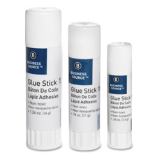Glue Stick, Permanent, Acid-free, .74 oz., 12/PK, Clear
