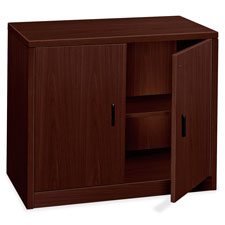 Storage Cabinet, 36"x20"x29-1/2", Mahogany