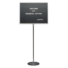 Magnetic Letterboard, 20"x16"x45-62", CE Stand/BK Base