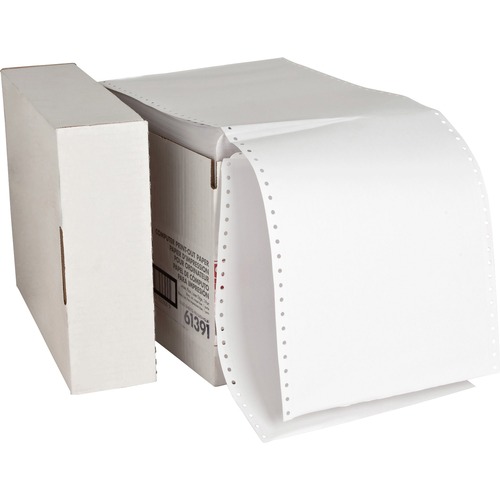 Computer Paper,Plain,20 lb.,9-1/2"x11",2550 Sht/CT, WE