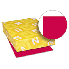 Card Stock Paper, 65 lb., 8-1/2"x11", Re-Entry Red