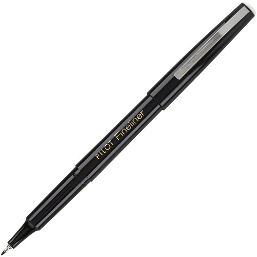 Fineliner Marker, Airtight Cap, .7mm, Fine Point, Black Ink