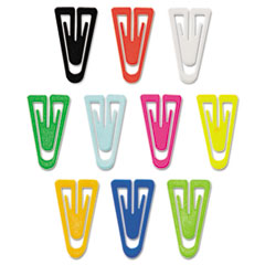 Plastic Clips, Large, 200/BX, Assorted