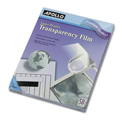 Transparency Film, Laser Printers, 8-1/2"x11", Clear