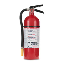 Fire Extinguisher, Rechargeable, Impact Resistant, 5lbs, Red
