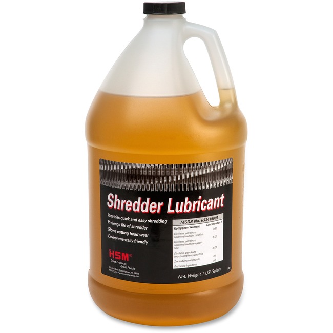 HSM Shredder Lubricant - Gallon Bottle