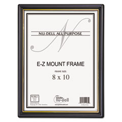 Mount Plastic Wall Frame, 8"x10", Black