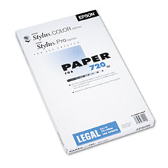Ink Jet Paper, Use With 720 DPI, Legal, White