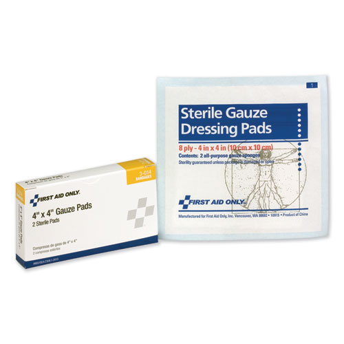 FIRST AID,GAUZE PD,4X4,WH