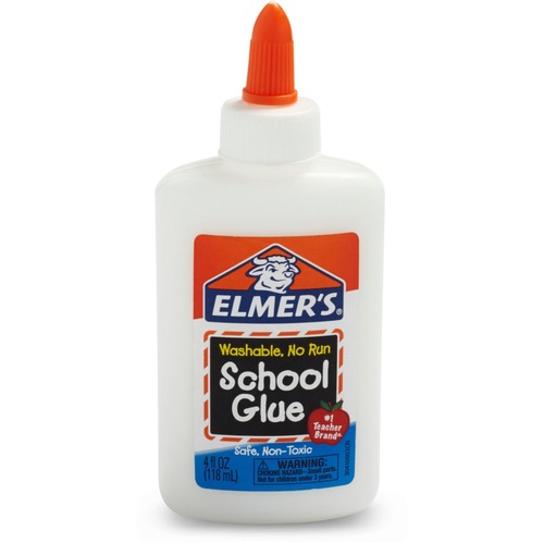 School Glue, Washable/Nontoxic, 4 oz., Dries Clear