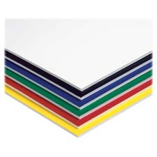Foam Board, 3/16" Thick, 20"x30", 10/CT, Assorted