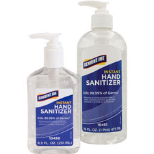 Hand Gel Sanitizer, Pumb Bottle, 8.5oz, 24/CT, Clear