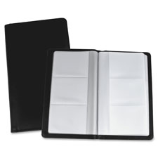 Card Holder, 96 Cap, 4-3/4"x7"x.71", Black