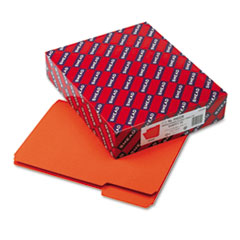 Interior Folder, 1/3 Cut Tab, Letter, 100/BX, Orange