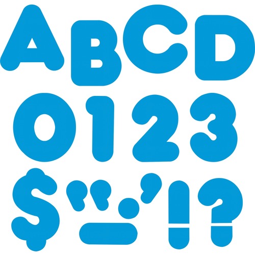 Casual Style 2" Ready Letters, Blue