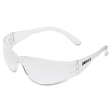 Safety Glasses, Crews Checklite, Scratch Resistant, Clear