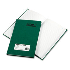 Account Book w/Margin,Record-Ruled,200 Pgs,9-5/8"x6-1/4",GN