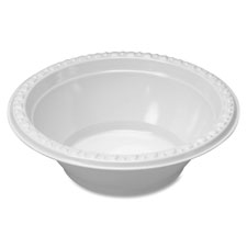 Dinnerware, Plastic, Bowls, 5oz, 125/PK, White