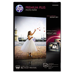 HP Photo Paper, 4"x6", 100 Shts, Glossy/White