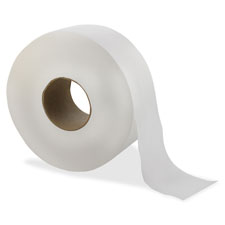 Jumbo Bath Tissue, 2-Ply, 3.3"x1000', 12RL/CT, White
