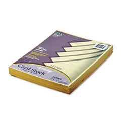 Card Stock Paper, 65 lb.,8-1/2"x11", 100/PK, Classic / Ivory