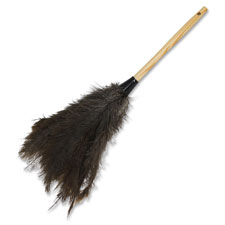Feather Duster, 18", Brown