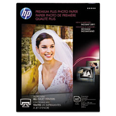 HP Photo Paper, 5"x7", 60Sht/PK, Glossy/White