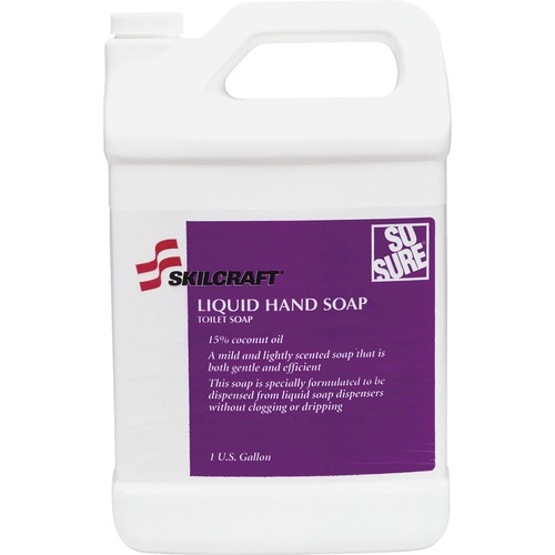 Liquid Hand Soap, 1 Gallon, Cashmere Scent, 6/Case,Clear