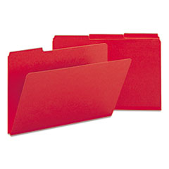 Tab Folders,1"Exp,1/3 AST Cut, 9-12/"H, Legal, 25/BX, Red