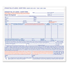 Bill Of Lading Snap Off,6 Articles,3-Part,50 ST/PK,8-1/2"x7"