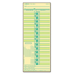 Time Clock Cards, Bi-Weekly, Two-Sides, 3-1/2"x9",500/BX