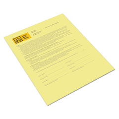 Single Carbonless Paper, Ltr, 500SH/RM, Canary