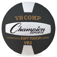 Composite Volleball, Official Size, Black/White