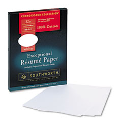 Resume Paper, Wove 32 lb, 8-1/2"x11", 100/BX, White
