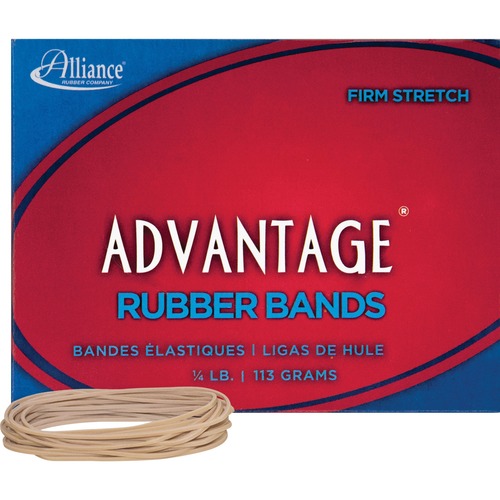 Rubber Bands, Size 19, 1/4 lb., 3-1/2"x1/16", Approx. 312/BX