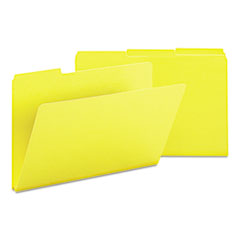Tab Folders,1"Exp,1/3 AST Cut, 9-12/"H, Legal, 25/BX,Yellow