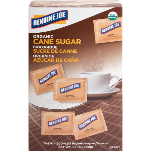 Turbinado Cane Sugar, Unrefined, 200/BX, Brown