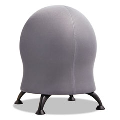 Ball Chair, Mesh, 22-1/2"x17-1/2"x23", Gray