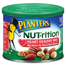 Planters Heart Healthy Mix, Assorted Nuts, 9.75oz., Green