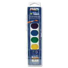 Watercolor Paint Set, w/ Brush, Washable,8/ST, Assorted