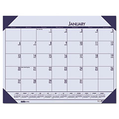Desk Pad, 12 Month, Jan-Dec, 22"x17", Orchid