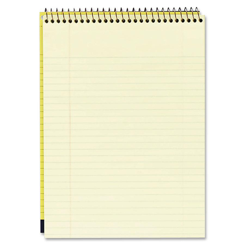Top Wirebnd Legal Pad,Wide Rule,70 Sheets,8-1/2"x11",CY