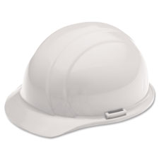 Safety Helmet, Adjustable 6-1/2"-8", White