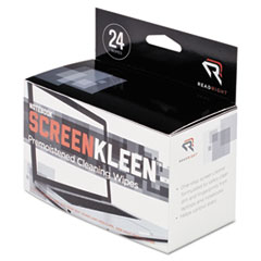 LCD ScreenKleen, Premoistened Wipes, Lint-Free, 24/PK