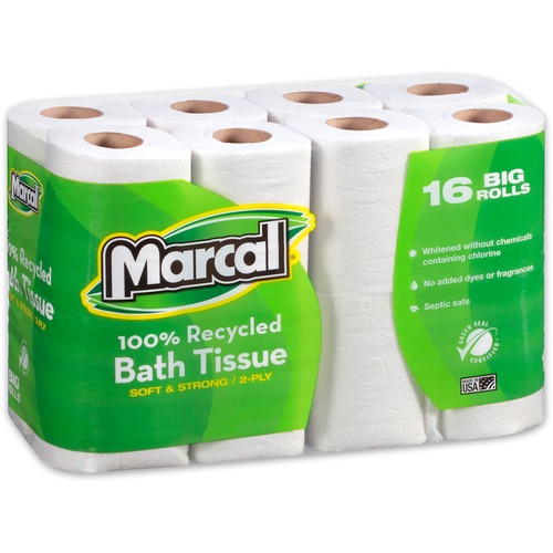 Bath Tissue, 2-Ply, 168 Sheets/Roll, 96 Rolls/CT, White