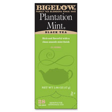 Plantation Mint Black Tea, 8oz., 28/BX, Multi