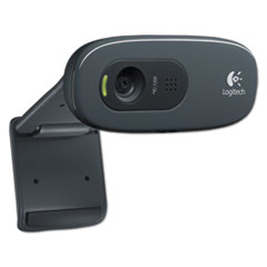 HD Webcam, C270, 5' Cable, 1280x720 Screen Res, Black